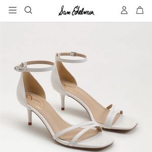 Sam Edelman white kitten Heel 8.5m